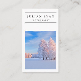 クリーンモダン写真用名刺 名刺