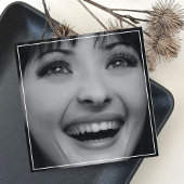 クリーンモダン写真 スクエア名刺