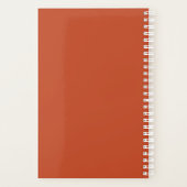 クリーンユニークテラコッタパーソナルウィークリービジネス プランナー手帳 (裏面)