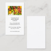 クリーンユニーク野菜栄養士ダイエットヘルス 名刺 (正面/裏面)