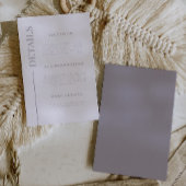 クリーンライン結婚薄紫詳細 エンクロージャーカード