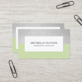 クリーンラモダンックスミニマルプロフェッショナルグリーン 名刺
