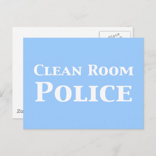 クリーンルームの警察の贈り物 ポストカード (正面/裏面)
