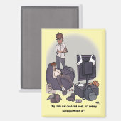 クリーンルーム マグネット (正面/裏面)