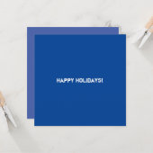 クリーン企業のブルーQRコード カード (正面/裏面インサイチュ)