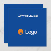 クリーン企業のブルーQRコード シーズンカード (正面/裏面)