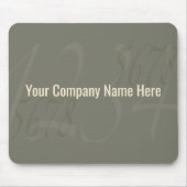 クリーン会計またはブックキーピングをテーマにしたマウスパッド マウスパッド (正面)