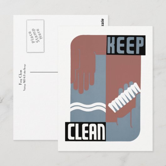 クリーン保 ポストカード (正面/裏面)