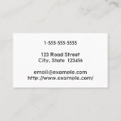 クリーン心臓科医名刺 名刺 (裏面)