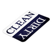 クリーン汚い藍染め食洗機 マグネット (左側)