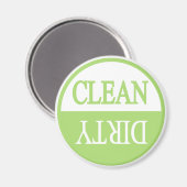 クリーン汚れたグリーン食洗機磁石 マグネット (正面/裏面)