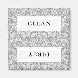 クリーン汚れたグレーフローラ食洗機 マグネット