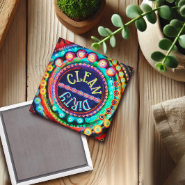 クリーン汚れた食洗機おもしろいカラフルかわいい マグネット