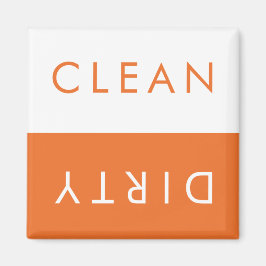 クリーン汚れた食洗機マグネット（オレンジと白） マグネット
