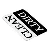 クリーン汚れた黒い食洗機 マグネット (右側)