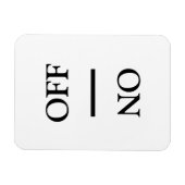 クリーン汚れオン、オフ食洗機洗濯白黒 マグネット (横)