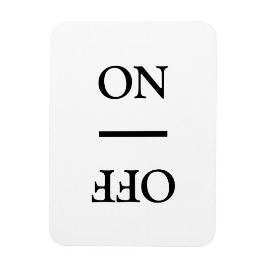 クリーン汚れオン、オフ食洗機洗濯白黒 マグネット (縦)