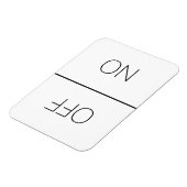 クリーン汚れオン、オフ食洗機洗濯白黒 マグネット (左側)