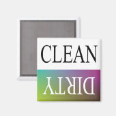 クリーン汚れカラフル食洗機磁石 マグネット (正面/裏面)