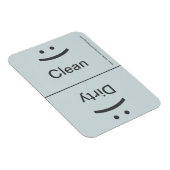 クリーン汚れマグネット – グレー – (スマイル/眉) マグネット (右側)