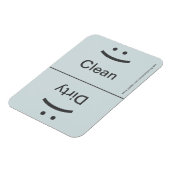 クリーン汚れマグネット – グレー – (スマイル/眉) マグネット (左側)