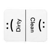 クリーン汚れマグネット(スマイル/眉) マグネット (横)