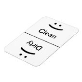 クリーン汚れマグネット(スマイル/眉) マグネット (左側)