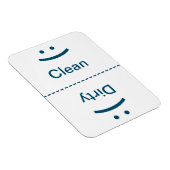 クリーン汚れマグネット – 青 – (スマイル/眉) マグネット (右側)