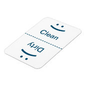 クリーン汚れマグネット – 青 – (スマイル/眉) マグネット (左側)