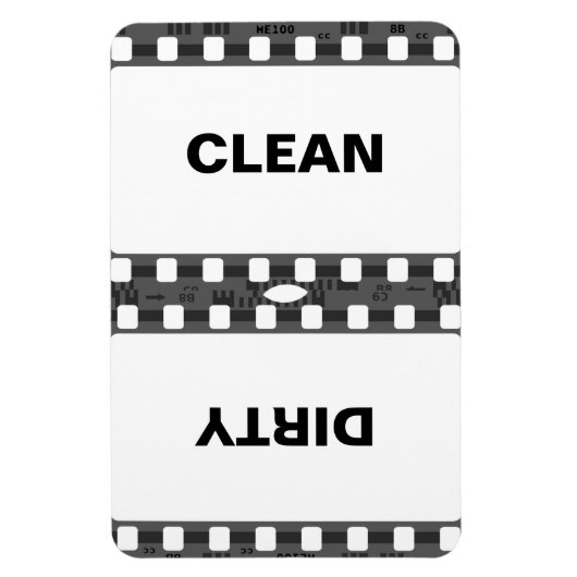 クリーン汚れ冷蔵庫磁石 マグネット (縦)