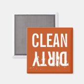 クリーン汚れ食洗機キッチンマグネット マグネット (正面/裏面)