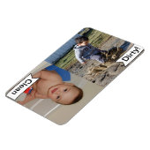 クリーン汚れ食洗機パーソナライズされたフォト磁石 マグネット (左側)