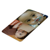 クリーン汚れ食洗機パーソナライズされたフォト磁石 マグネット (左側)