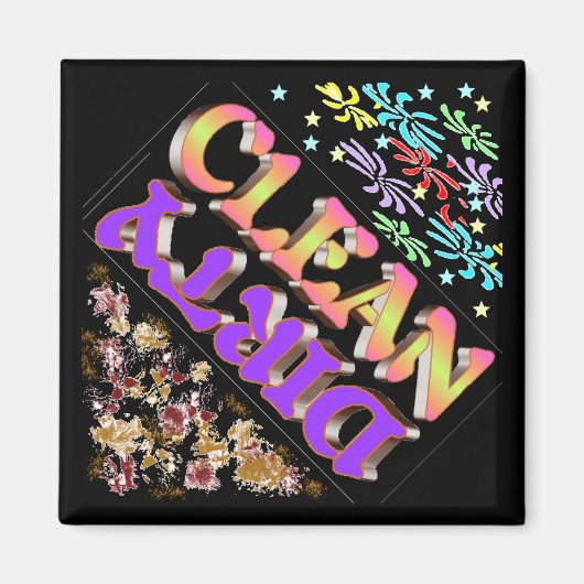 クリーン汚れ食洗機磁石 マグネット (正面)