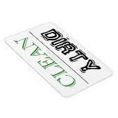 クリーン汚れ食洗機衣類乾燥装数々の置 マグネット (右側)