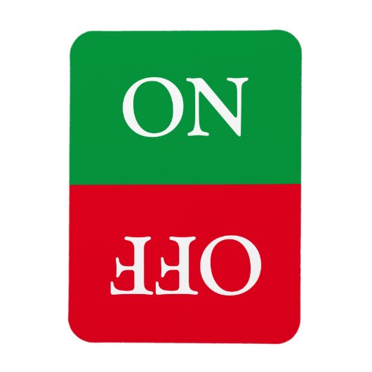 クリーン汚れ、オン、オフ、食洗機洗濯は緑の赤 マグネット (縦)