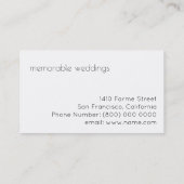 クリーン澄んと職業(イベントプランナースタイリッシュ) 名刺 (裏面)