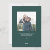 クリーン無地のコラージュ編集可能カラークリスマスカード シーズンカード (裏面)