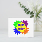 クリーン熱狂すると ポストカード (スタンド正面)