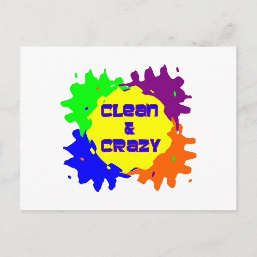 クリーン熱狂すると ポストカード (正面)