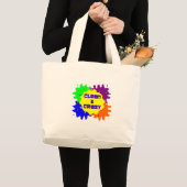 クリーン熱狂すると ラージトートバッグ (正面(商品))