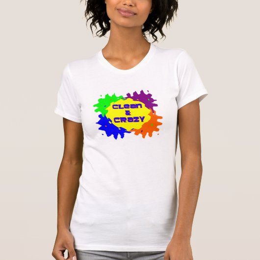 クリーン熱狂すると Tシャツ (正面)
