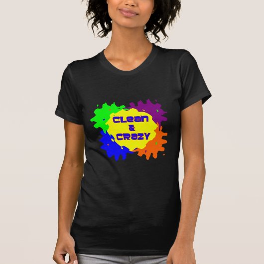 クリーン熱狂すると Tシャツ (正面)