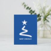 クリーン白企業のQRコードクリスマスツリー シーズンカード (スタンド正面)