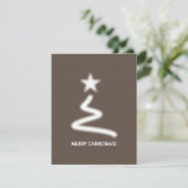 クリーン白企業のQRコードクリスマスツリー シーズンカード (スタンド正面)