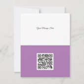 クリーン白企業のQRコードハート愛 シーズンカード (裏面)