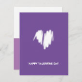 クリーン白企業のQRコードハート愛 シーズンカード (正面/裏面)