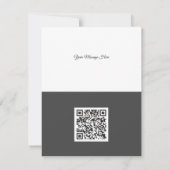 クリーン白企業のQRコードハート愛 シーズンカード (裏面)