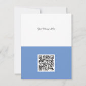 クリーン白企業のQRコードハート愛 シーズンカード (裏面)