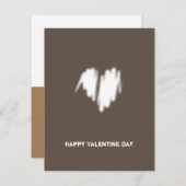 クリーン白企業のQRコードハート愛 シーズンカード (正面/裏面)